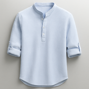 Felix Henley Shirt | Men's Relaxed Casual Shirt | Smart Button-Down Everyday Top UK