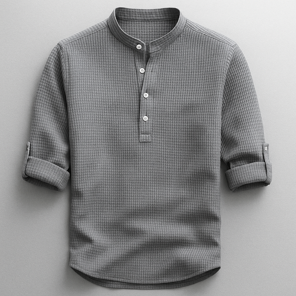 Felix Henley Shirt | Men's Relaxed Casual Shirt | Smart Button-Down Everyday Top UK