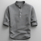 Felix Henley Shirt | Men's Relaxed Casual Shirt | Smart Button-Down Everyday Top UK