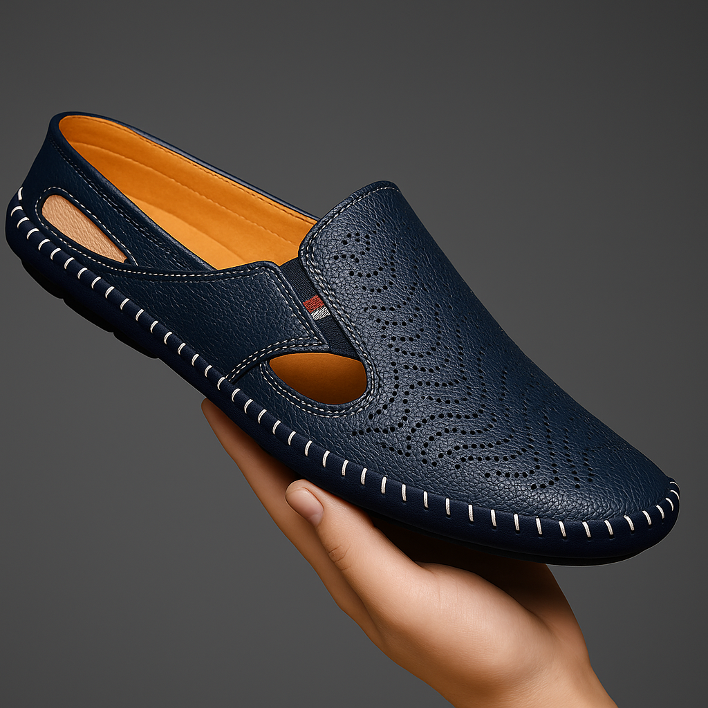 Dante Leather Sandals | Men's Leather Sandals | Classic Summer Open-Toe Shoes UK