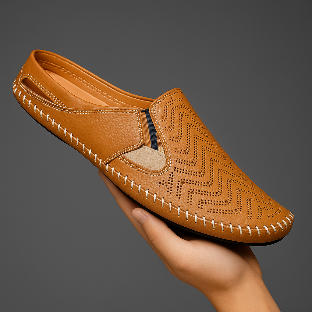 Dante Leather Sandals | Men's Leather Sandals | Classic Summer Open-Toe Shoes UK