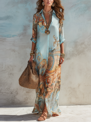 Camden Baroque Summer Dress | Women's Elegant Occasion Dress | Smart Party Fashion Dress UK