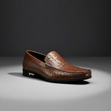Ashford Leather Loafers | Men's Genuine Leather Loafers | Slip-On Smart Casual Shoes UK