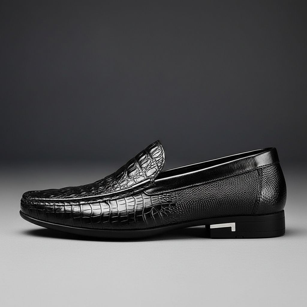 Ashford Leather Loafers | Men's Genuine Leather Loafers | Slip-On Smart Casual Shoes UK