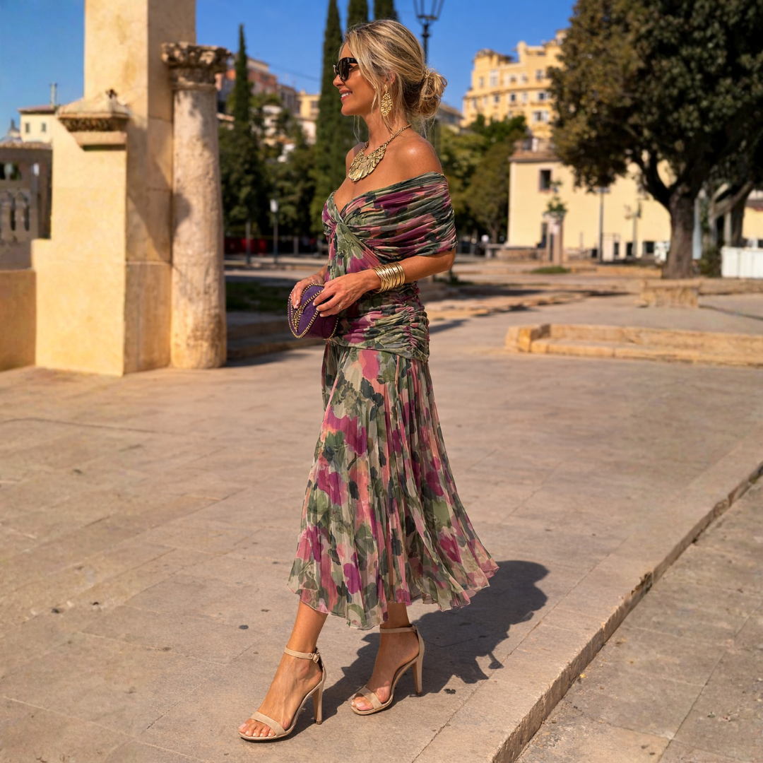 Archer Flow Maxi Dress | Women's Elegant Maxi Dress | Summer Holiday Long Dress UK