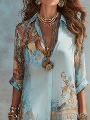 Camden Baroque Summer Dress | Women's Elegant Occasion Dress | Smart Party Fashion Dress UK