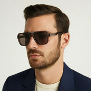 Thatcher Aviator Sunglasses | Retro Aviator Sunglasses | UV400 Polarised Shades UK