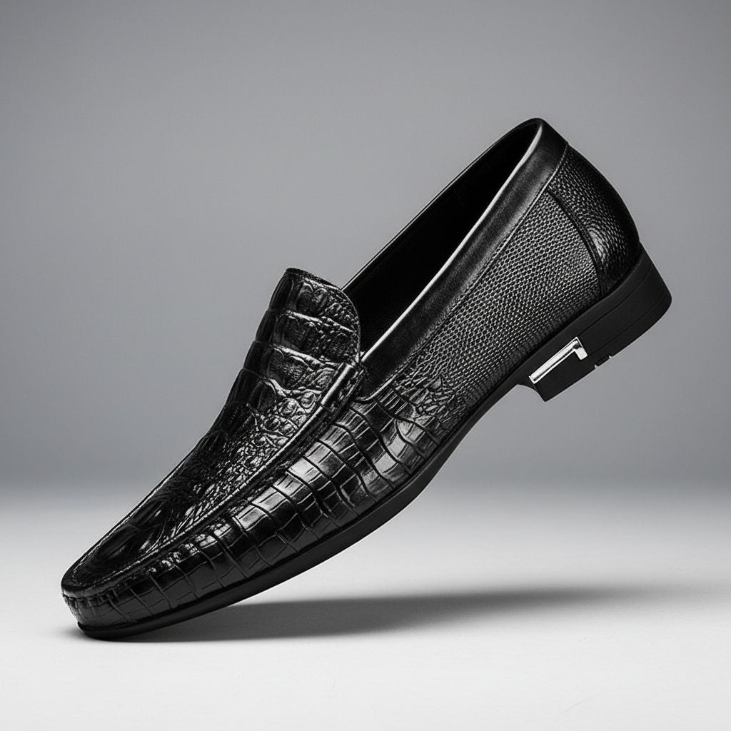 Ashford Leather Loafers | Men's Genuine Leather Loafers | Slip-On Smart Casual Shoes UK
