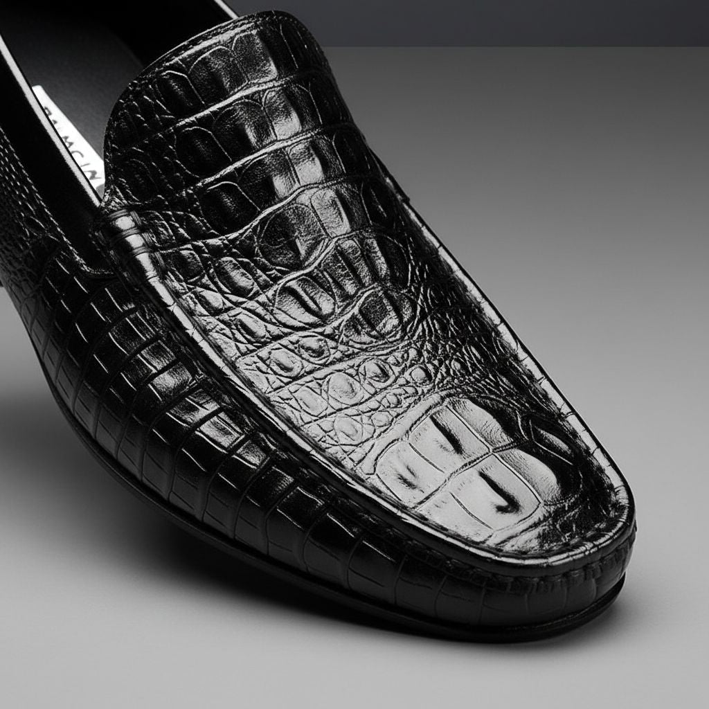Ashford Leather Loafers | Men's Genuine Leather Loafers | Slip-On Smart Casual Shoes UK