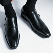 Rex Suede Monk Loafers | Men's Suede Loafers | Slip-On Smart Casual Driving Shoes UK