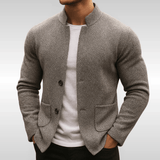Givalli Refined Cardigan | Men's Fine Knit Cardigan | Smart Slim Fit Knitwear UK