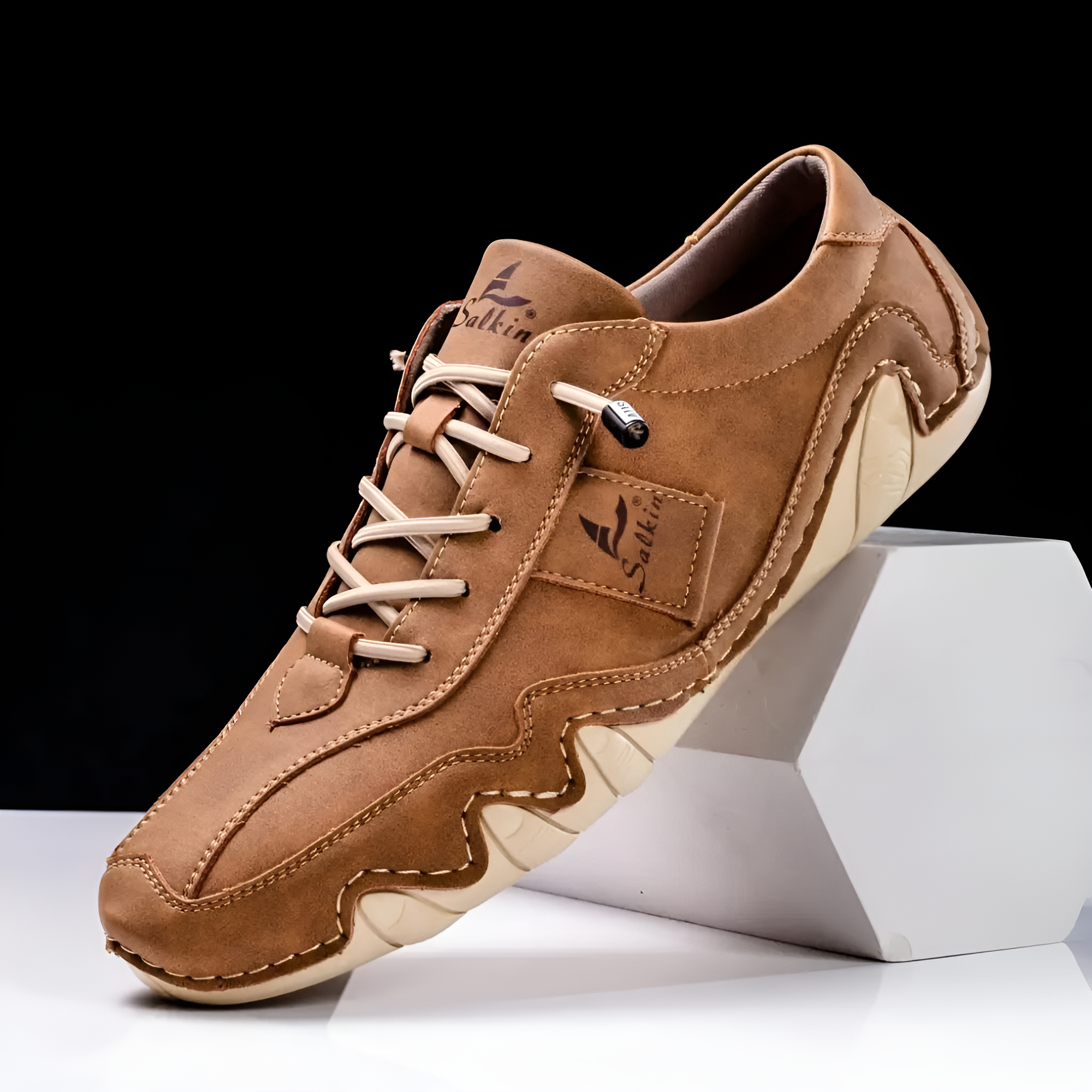 Halden Leather Trainer | Men's Genuine Leather Trainers | Smart Casual Fashion Shoes UK