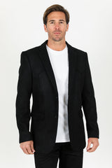 Double Button Suede Western Blazer | Men's Blazer | Men Double Button Faux Suede Blazer Black Camel Charcoal Navy Brown