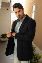 Western Sport Coat with Elbow Patch | Men's Blazer | Men Elbow Patch Sport Coat Beige Brown Charcoal Navy Grey