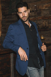 Double Button Western Blazer IV | Men's Blazer | Men Western White Grey Beige Black Blue Burgundy