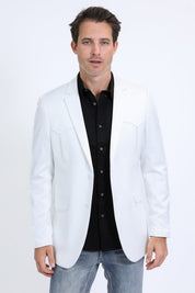 Double Button Western Blazer IV | Men's Blazer | Men Western Blazer White Grey Beige Black Blue Burgundy