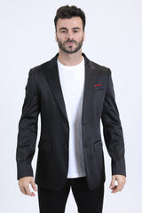 Modern Fit Blazer | Men's Blazer | Men Classic Tailored Black Blue Brown Navy