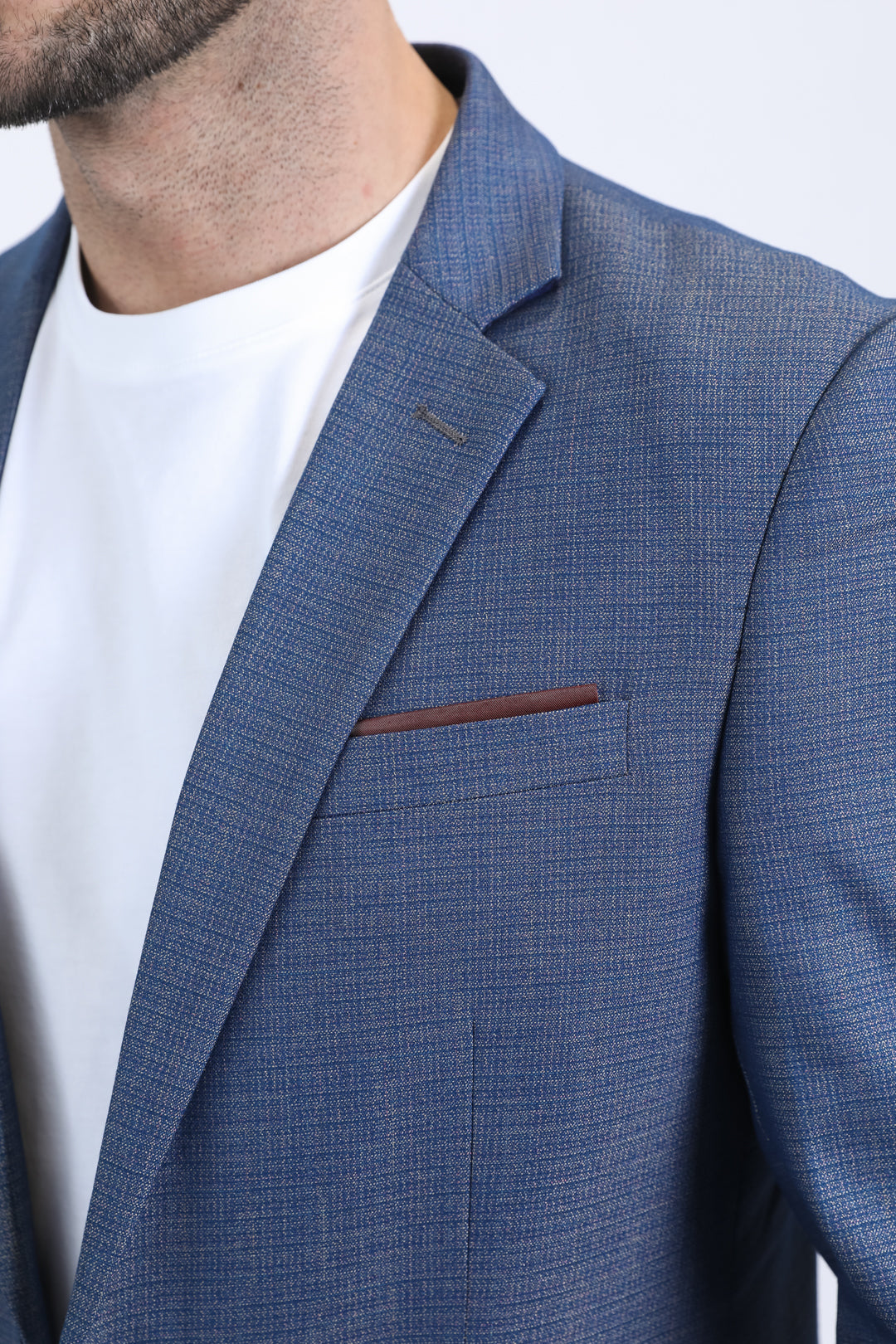 Modern Fit Blazer | Blazer | Men's Slate Blue Smart Casual Jacket