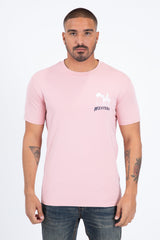 Western Cowboy Rider Graphic Tee | T-Shirt | Men's Cotton Pink Western Print