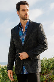 Modern Fit Evening Blazer | Blazer | Men's Black Evening Jacket