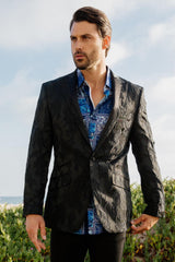 Modern Fit Evening Blazer | Blazer | Men's Black Evening Jacket
