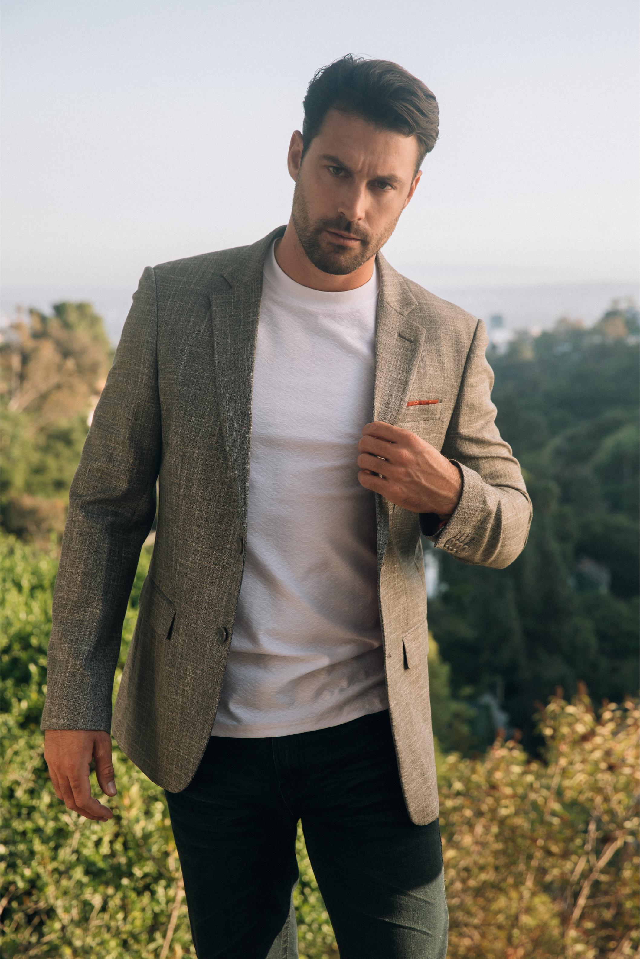 Modern Fit Blazer III | Men's Blazer | Men Modern Fit Black Navy Beige Grey Light Pink Sky Blue