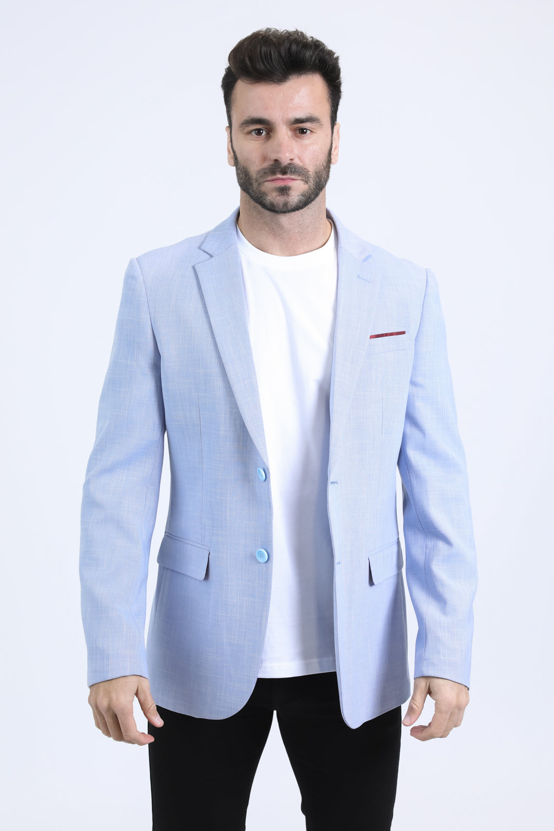 Modern Fit Blazer III | Men's Blazer | Men Modern Fit Black Navy Beige Grey Light Pink Sky Blue