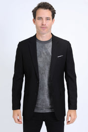 Modern Fit Stretch Date Night Blazer | Men's Blazer | Men Stretch Blazer Green Navy Black White Khaki Pink