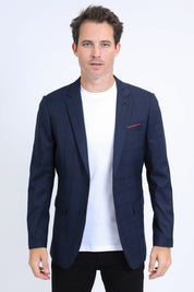 Modern Fit Stretch Date Night Blazer | Men's Blazer | Men Stretch Blazer Green Navy Black White Khaki Pink