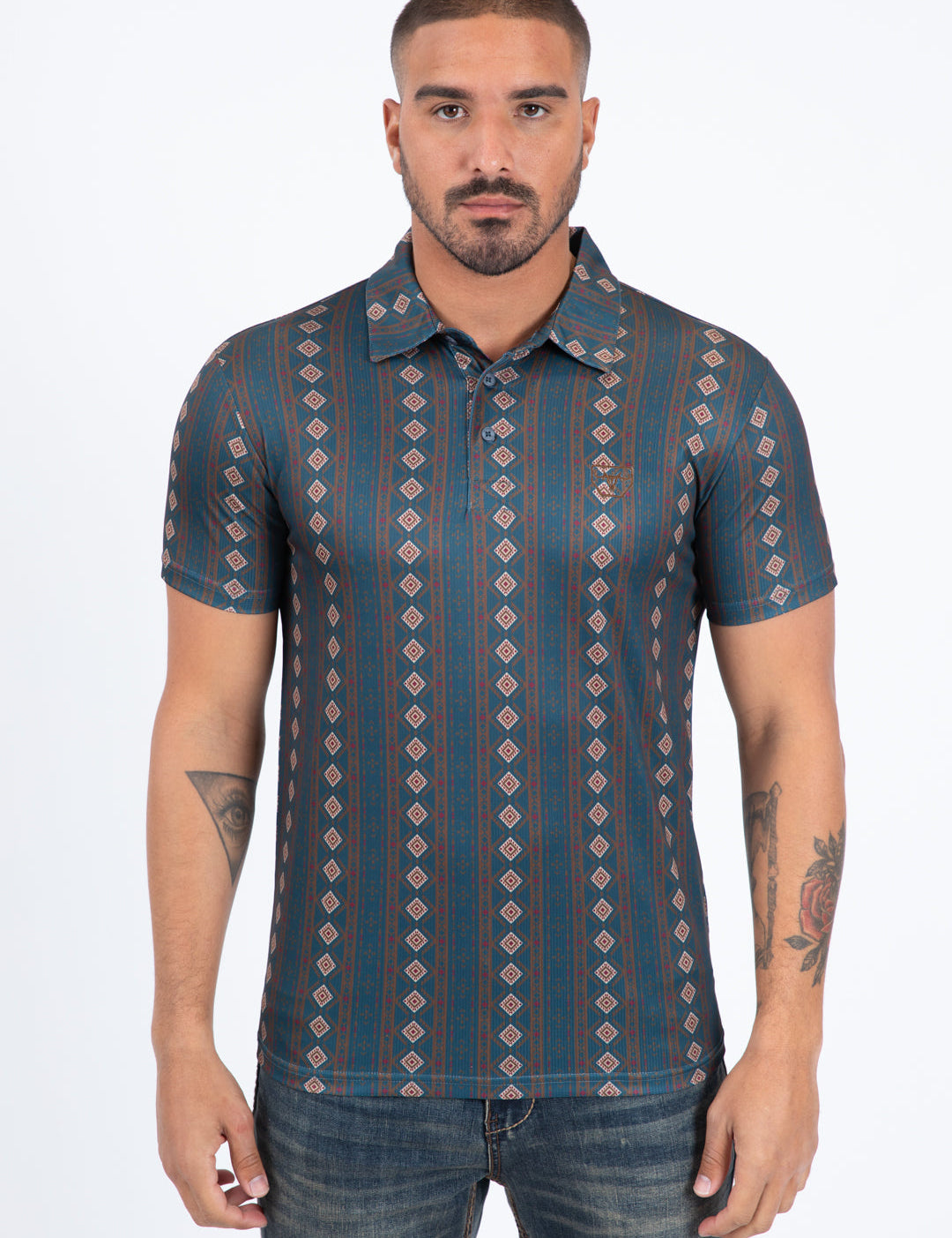 men-performance-fabric-modern-fit-stretch-aztec-print-polo-teal-PGP11442_1.jpg