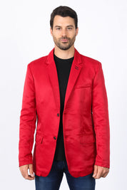 Double Button Blazer | Men's Blazer | Men Double Button Black Wine Red