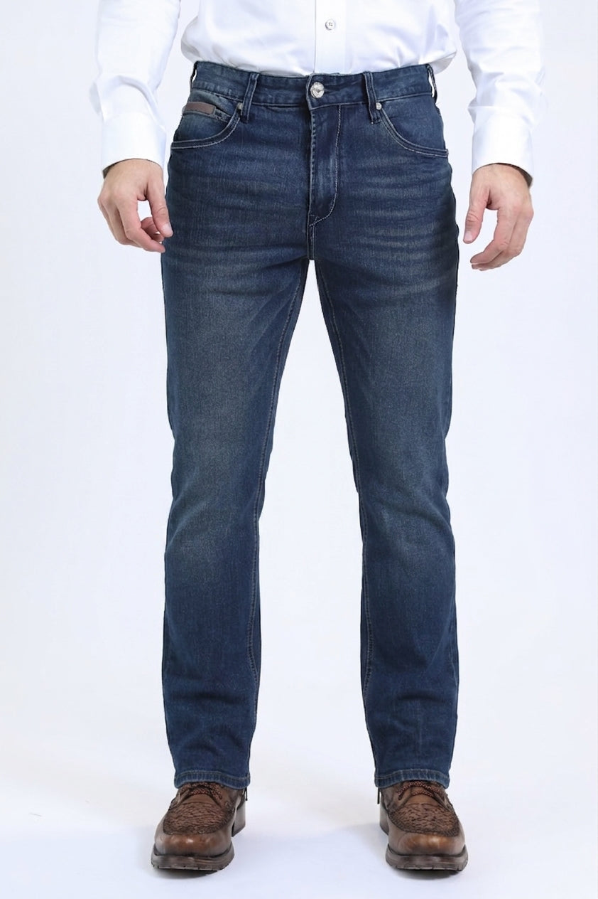 Wade Boot Cut Jeans | Jeans | Men's Dark Denim Blue Bootcut