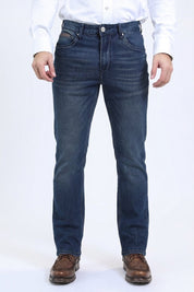 Wade Boot Cut Jeans | Jeans | Men's Dark Denim Blue Bootcut