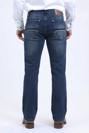Wade Boot Cut Jeans | Jeans | Men's Dark Denim Blue Bootcut