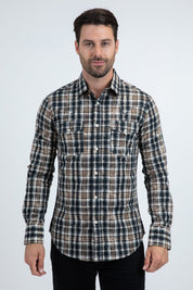 Classic Paisley Western Shirt | Shirt | Men's Cotton Spandex Black Snap Button Western