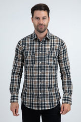Classic Paisley Western Shirt | Shirt | Men's Cotton Spandex Black Snap Button Western