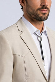 Winstead Tonal Yoke Suit Beige | Suit | Men's Beige Tonal Yoke Tailored Two-Piece