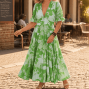 Wren Floral Flowing Maxi Dress | Women's Elegant Maxi Dress | Summer Holiday Long Dress UK