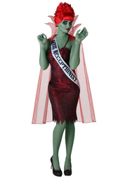 Miss Dead Receptionist | Halloween Costume | Women's Regular Black White