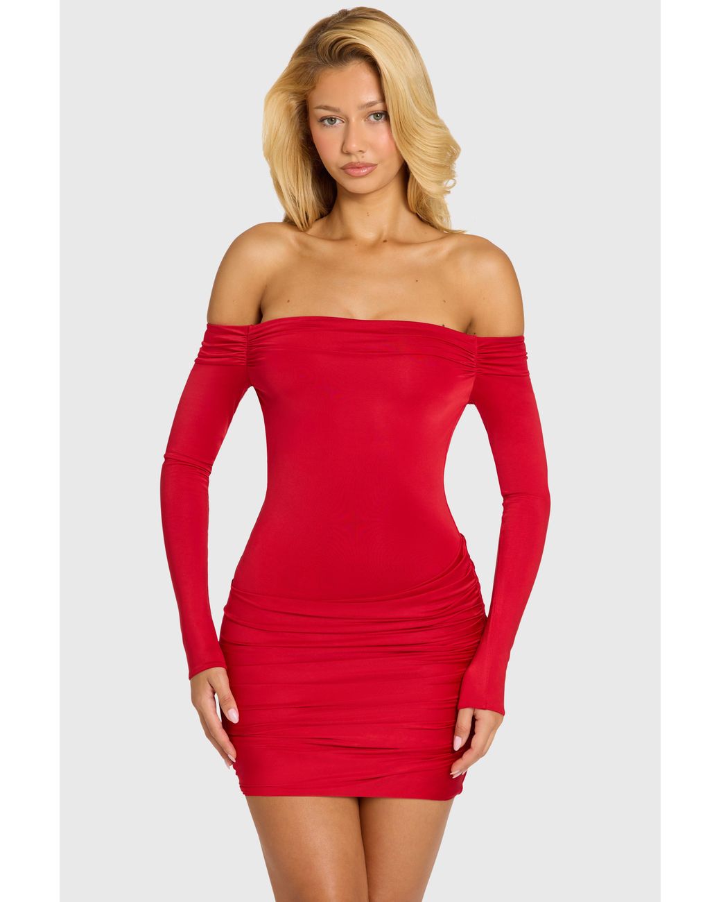oh-polly-Red-Off-Shoulder-Long-Sleeve-Mini-Dress.jpg