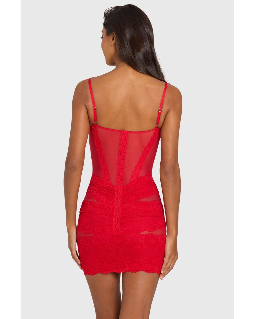 oh-polly-Red-Placed-Lace-Trim-Mini-Dress.jpg