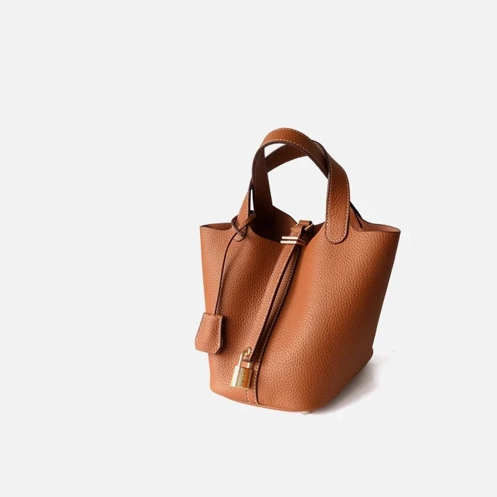 Portico Bucket Bag – Elegant Structured Shoulder Bag Autumn Winter Accessories