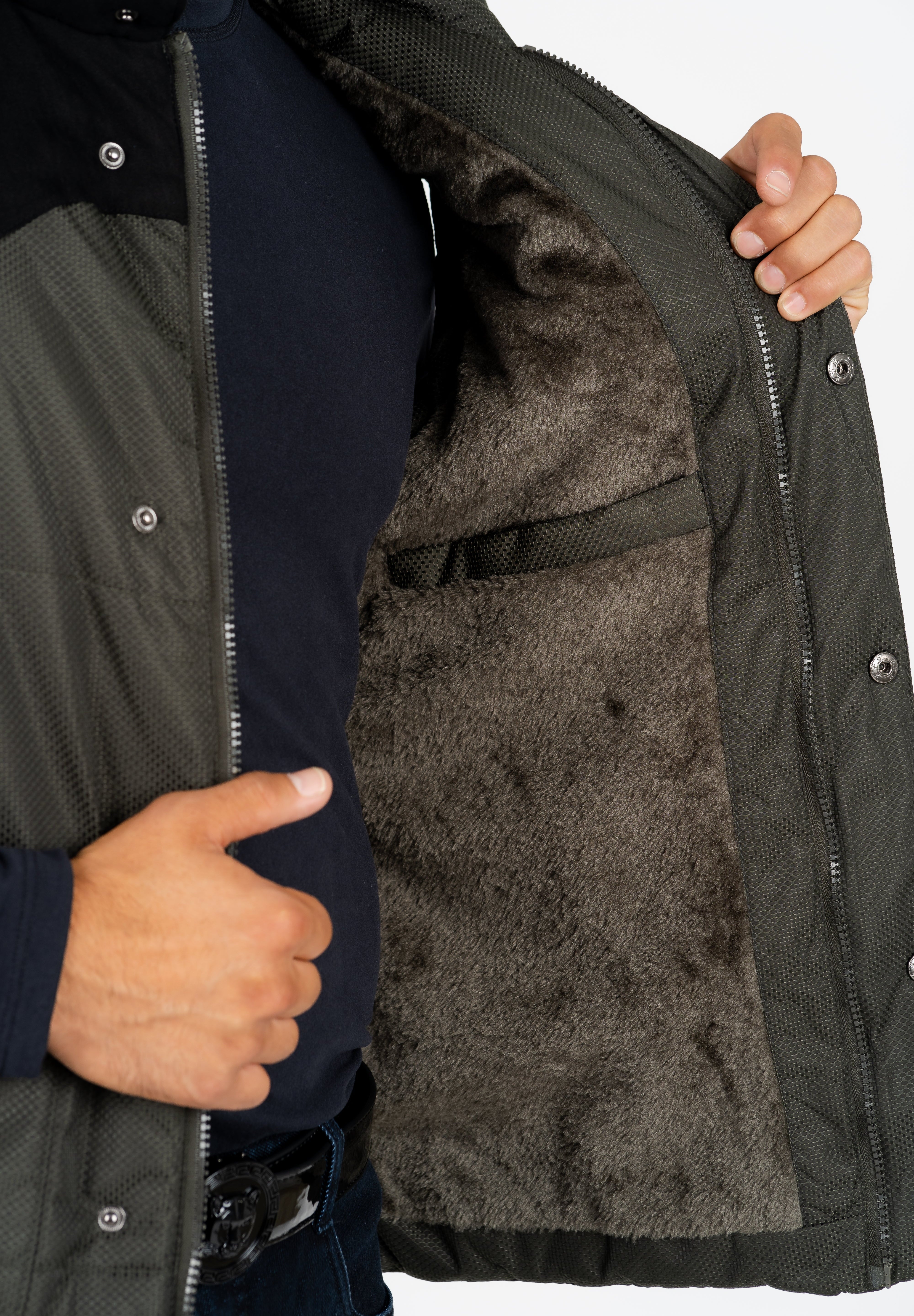Padded Hooded Gilet II | Men's Gilet | Men Padded Hooded Vest Olive