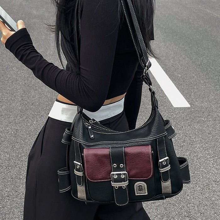 Raven Shoulder Bag | Women's Mini Crossbody Handbag | Classic Black