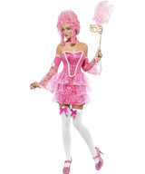 Smiffy's Pink Sparkle Marie Antoinette Women's Halloween Costume