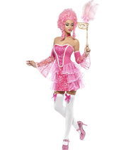 Smiffy's Pink Sparkle Marie Antoinette Women's Halloween Costume