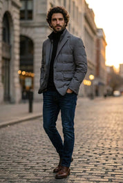 Piumino Down Windbreaker Jacket | Men's Waterproof Windbreaker Jacket | Lightweight Running Jacket UK