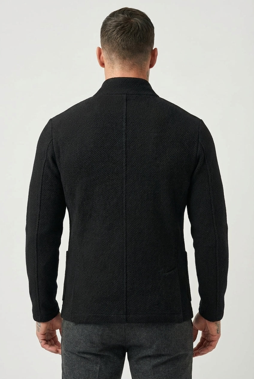 Givalli Refined Cardigan | Men's Fine Knit Cardigan | Smart Slim Fit Knitwear UK