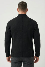 Givalli Refined Cardigan | Men's Fine Knit Cardigan | Smart Slim Fit Knitwear UK