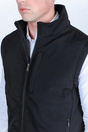 Softshell Concealed Carry Gilet | Men's Gilet | Men Softshell Tactical Vest Black Charcoal